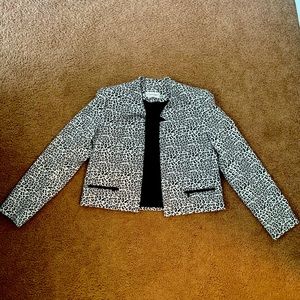 CALVIN KLEIN leopard blazer